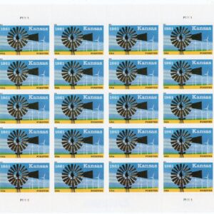 Scott #4493 Kansas Sheet of 20 Forever Stamps - MNH