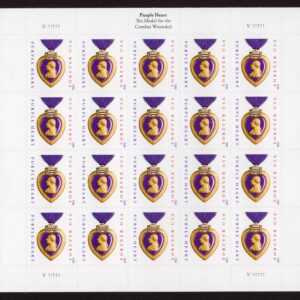 Scott #4704 Purple Heart 2012 Sheet of 20 Stamps - MNH