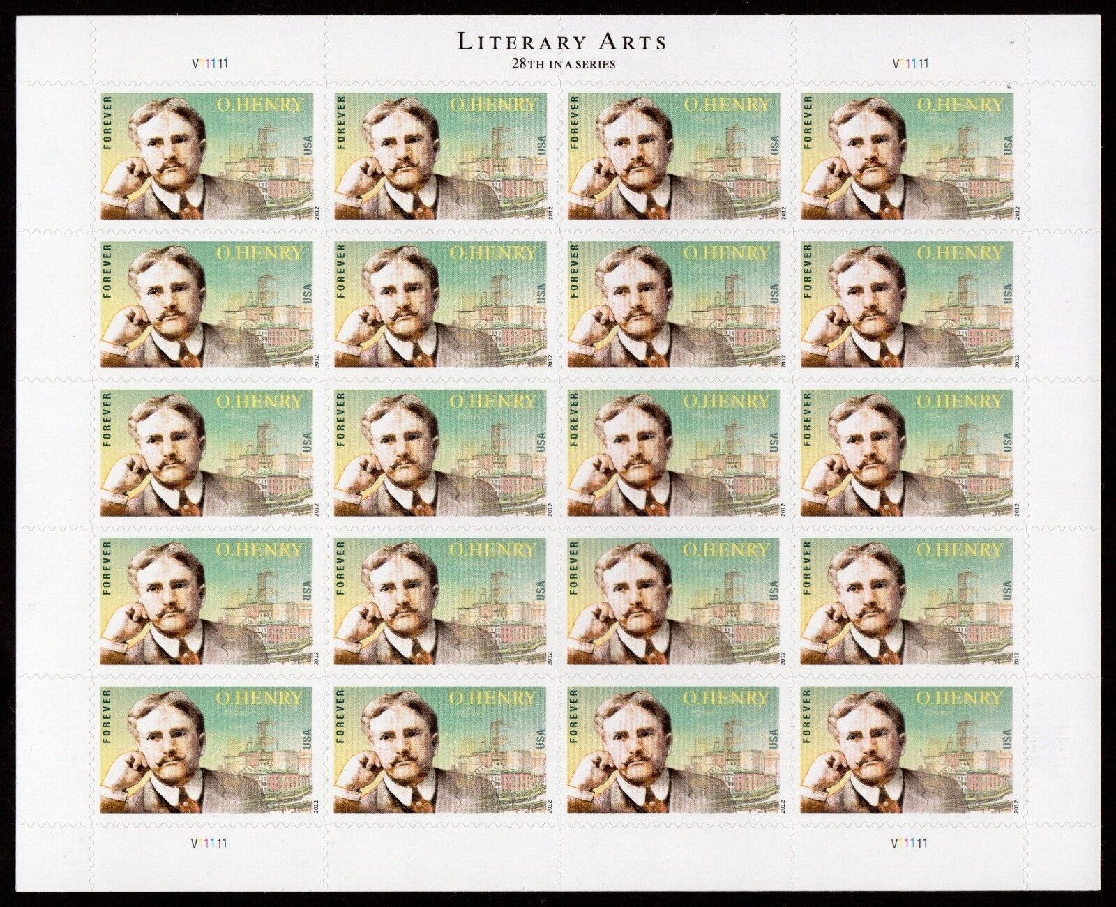 Scott #4705 O'Henry NYC Sheet of 20 Stamps - MNH