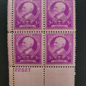 Scott #871 Charles Elliott Stamp block of 4 NMH