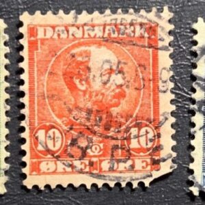 Stamp Denmark 1904-06 A11 King Christian IX #65, 66, 70 used