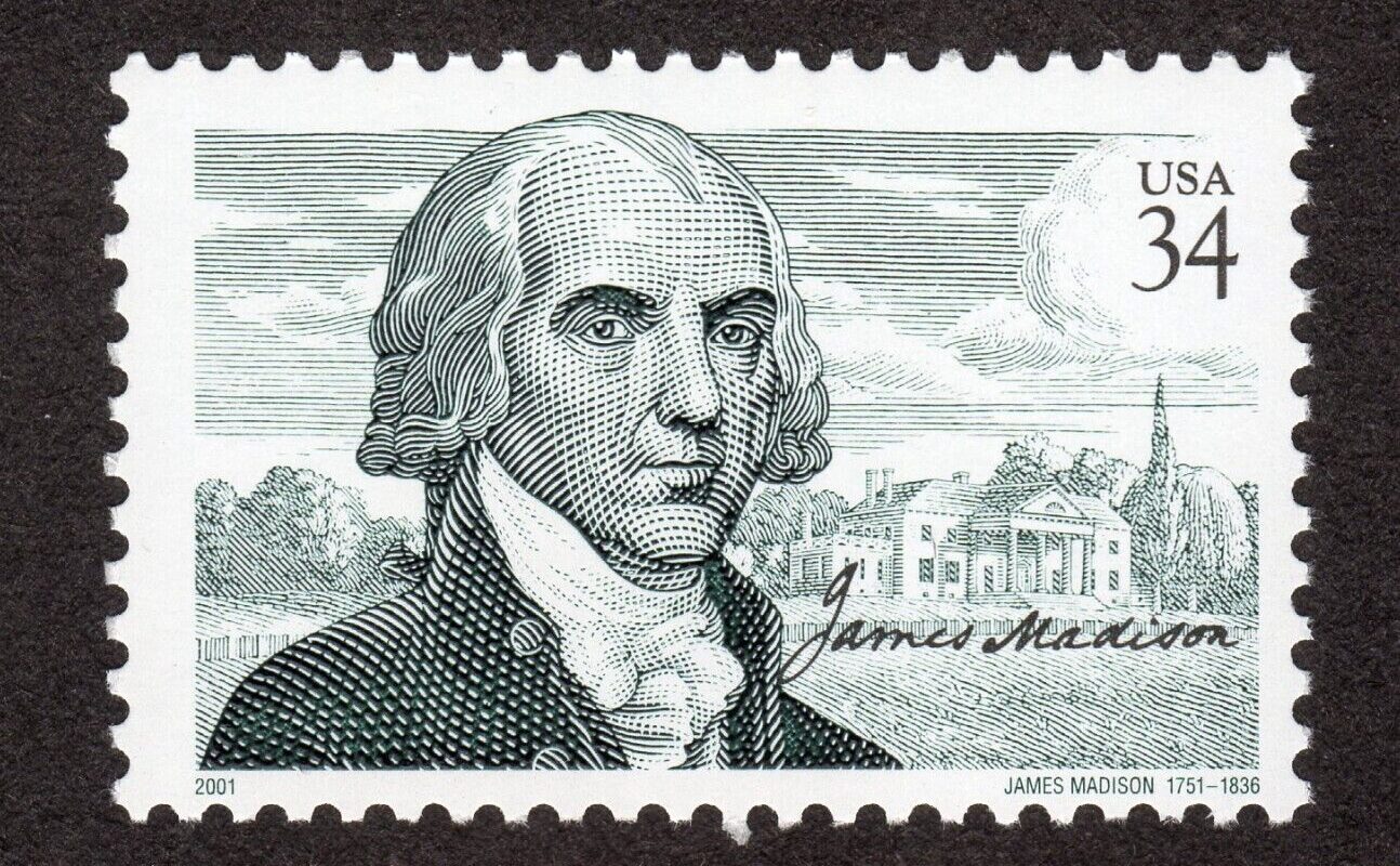 Scott #3545 James Madison Single Stamp - MNH