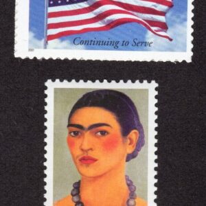 Scott #3508-3509 Honoring Veterans Flag Frida Kahlo Single Stamp - MNH