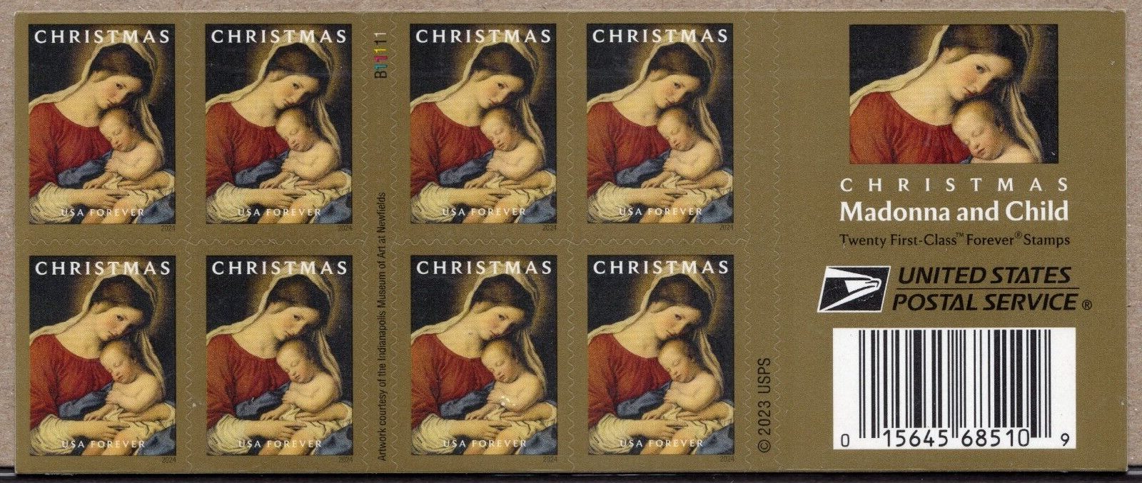 Scott #5940a Madonna Forever Booklet of 20 Stamps - MNH