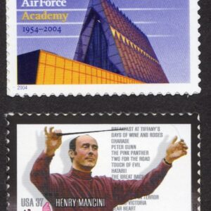 Scott #3838-3839 Air Force Academy Henry Mancini Pink Panther Single Stamp - MNH