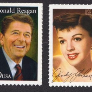 Scott #4077-4078 Judy Garland Ronald Reagan Single Stamp - MNH