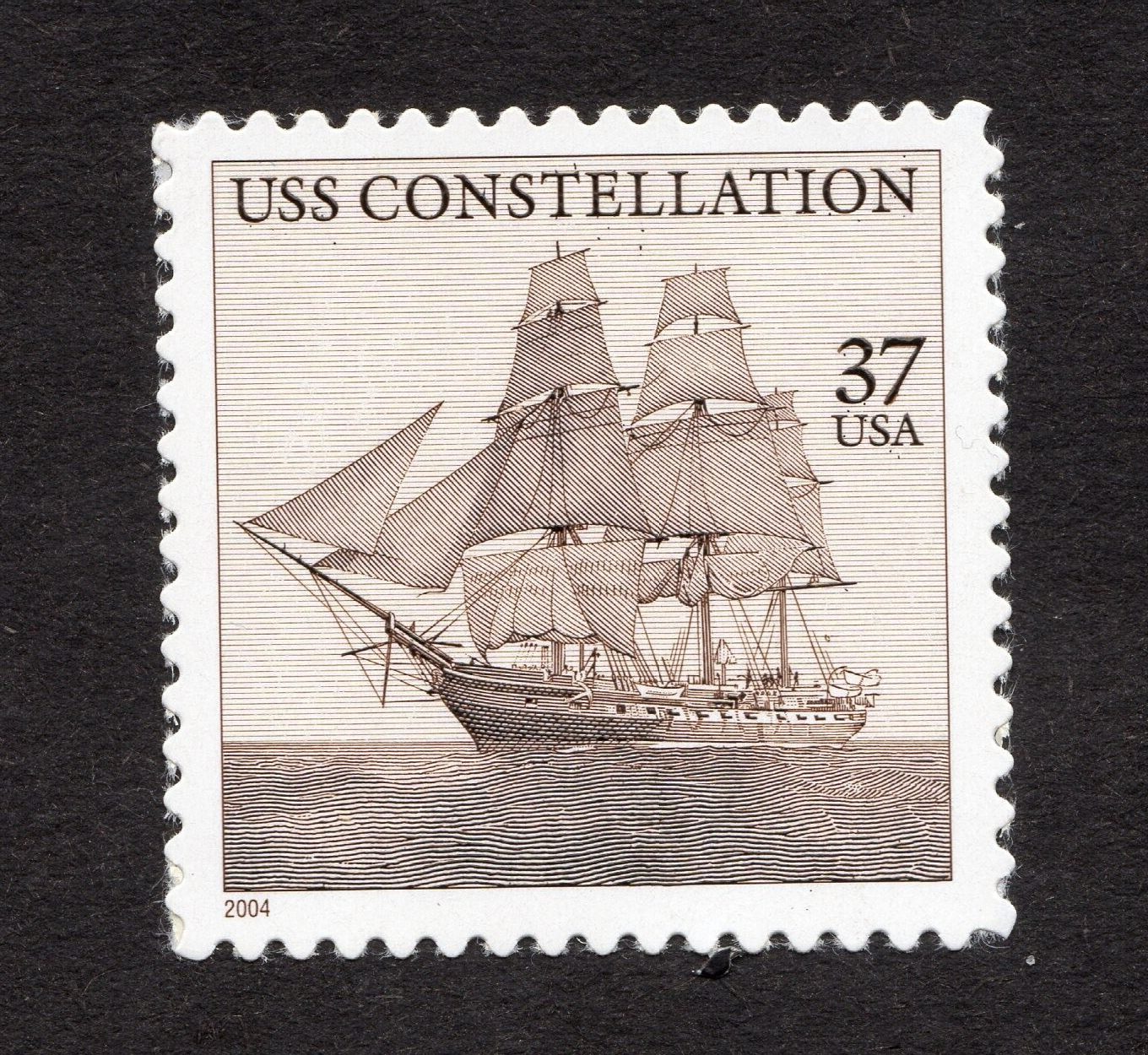 Scott #3869 USS Constellation Single Stamp - MNH