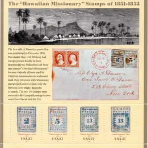 Scottt #3694 Hawaiian Missionary Sheet of 4 Stamps - MNH