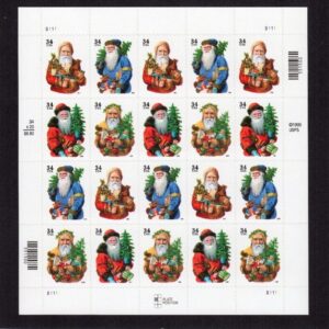 Scott #3540b Santa Claus Sheet of 20 Stamps - MNH