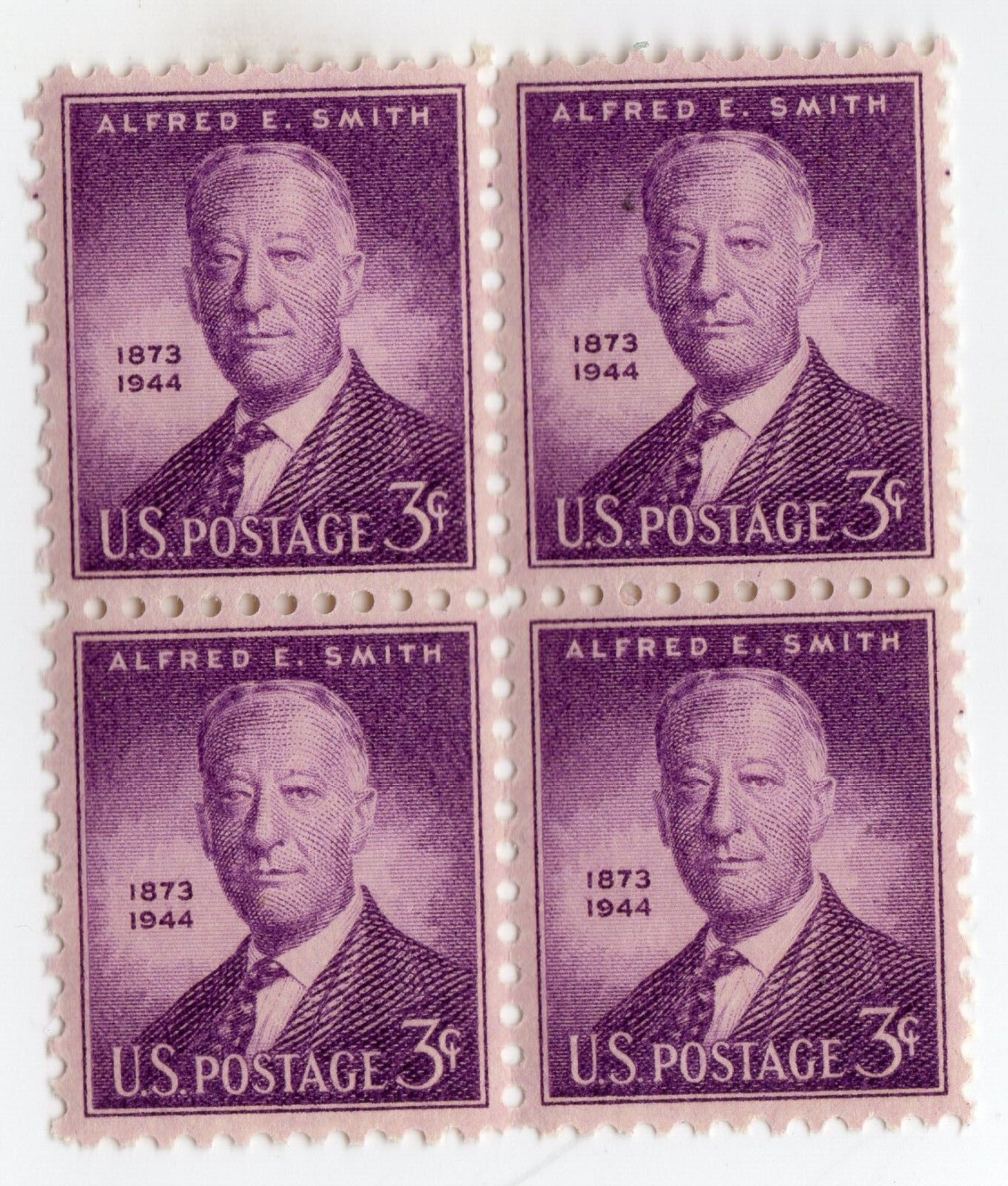 Scott #937 Alfred Smith Block of 4 Stamps - MNH #2
