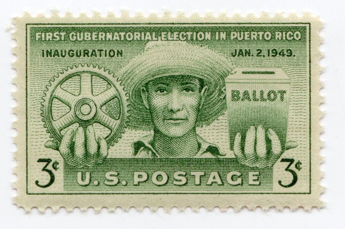 Scott #983 Peurto Rico Farmers Ballot Single Stamp - MNH