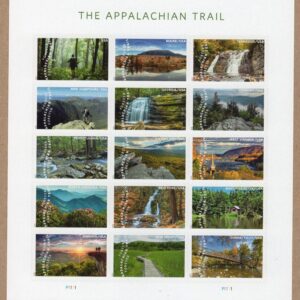 Scott #5960 Appalachian Trail Full Sheet of 15 Forever Stamps - MNH In Stock