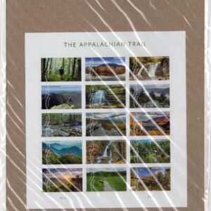 Scott #5960 Appalachian Trail Full Sheet of 15 Forever Stamps - Sealed In Stock