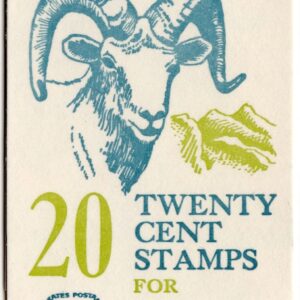 Scott #BK142 (1949a) Bighorn Booklet of 20 Stamps - MNH P#3