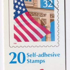 Scott #BK228 (2921a) Flag Over Porch Booklet of 20 Stamps - MNH P#55556