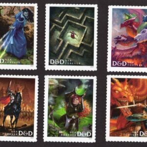 Scott #5909 Dungeons & Dragons Block of 10 Forever Stamps - MNH UV