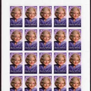 Scott #5976 Betty White Sheet of 20 Forever Stamps - MNH
