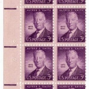 Scott #937 Alfred E. Smith NY Governor Plate Block of 20 Stamps MNH P#23353 PC#6