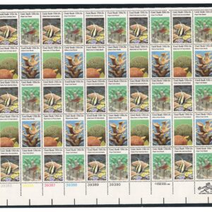 Scott #1830a (1827-30) Coral Reefs Full Sheet of 50 Stamps - MNH in mount LL