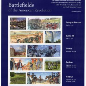 Scott #5977 Battlefields of the American Revolution Sheet of 15 Stamps - MNH