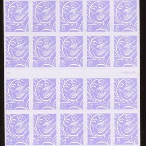 Scott #3998 Wedding Dove Booklet of 20 Stamps - MNH P#P2