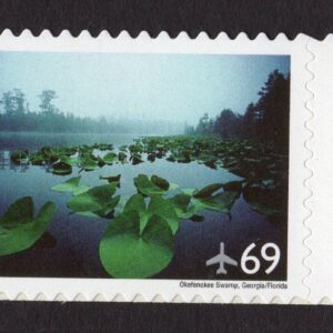 Scott #c142 Okefenokee Swamp Single Airmail Stamp - MNH w/Price Selvage