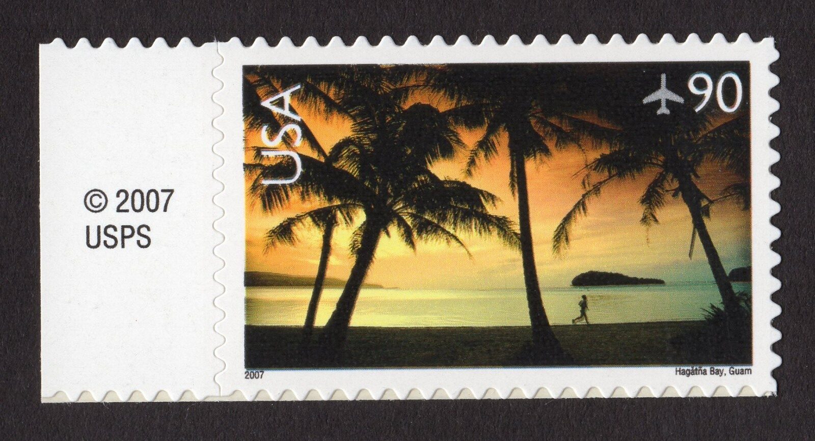Scott #c143 Hagatna Bay, Guam $0.90 Single Airmail Stamp - MNH w/copy selvage