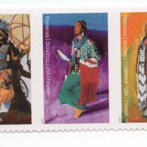 Scott #5978-5981a PowWows Native American Culture Strip of 5 Forever Stamps MNH