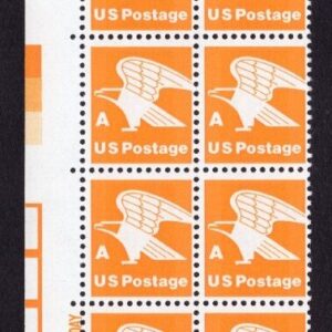 Scott #1735c Eagle A Rate (Strip) Plate Block of 20 Stamps - MNH in mount