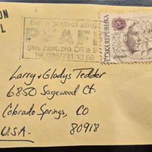 Stamp Czech Republic 1995 Europa #76 Cover