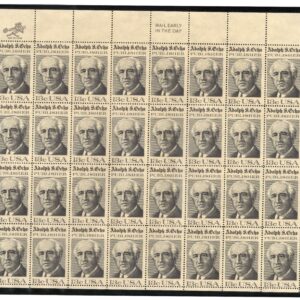 Scott #1700 Adolph S. Ochs Sheet of 40 Stamps - MNH UR in mount