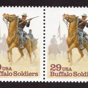 Scott #2818 Buffalo Soldiers Horizontal Pair of Stamps - MNH
