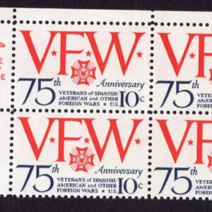 Scott #1525 VFW Zip Block Of 4 Stamps - MNH