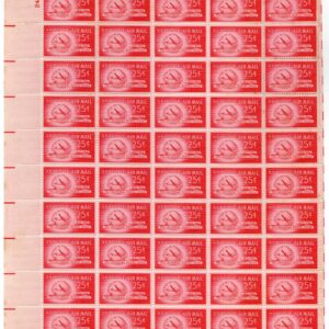 Scott #c44 Boeing Stratocruiser 75th Anniv. Airmail Sheet of 50 Stamps - MH PC