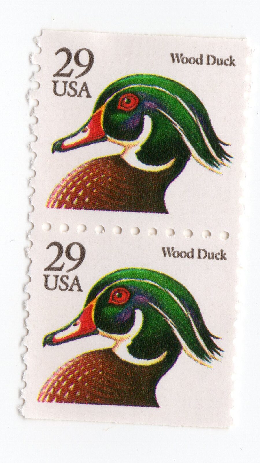 Scott #2484 Wood Duck Booklet Pair of Stamps - MNH