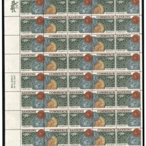 Scott #1578a (1577) Banking & Commerce Full Sheet of 40 Stamps - MNH LL in mount
