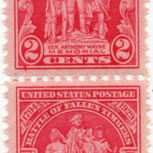 Scott #680 Battle of Fallin Timbers Pair of Stamps - MNH #4