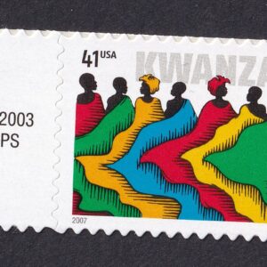 Scott #4220 Kwanzaa Single Stamp - MNH w/Copyright Selvage