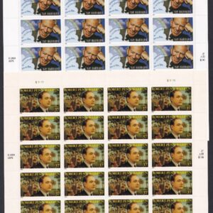 Scott #3904 3905 Robert Penn Warren Yip Harburg Sheet of 20 Stamps - MNH