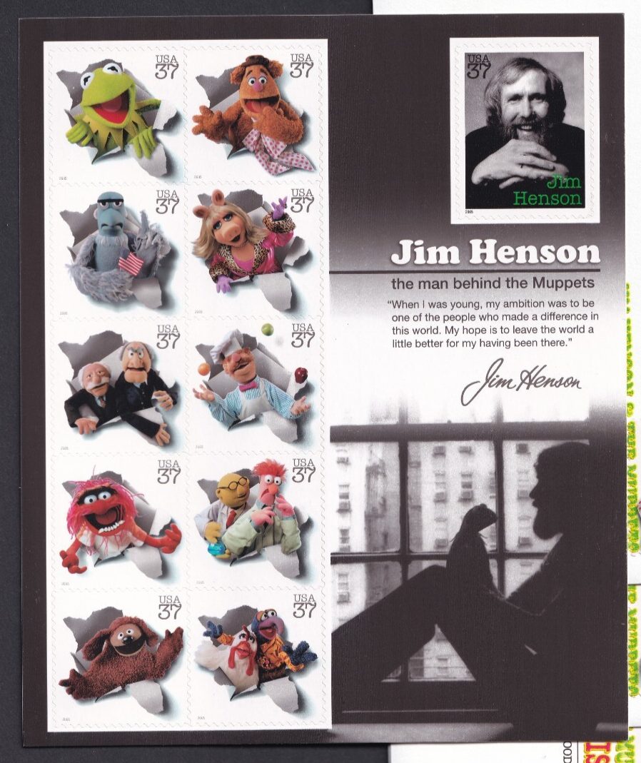 Scott #3944 Muppets (Jim Henson) Sheet of 11 Stamps - MNH