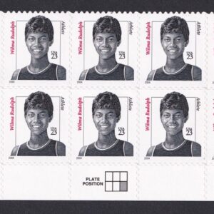 Scott #3422 Wilma Rudolph Plate Block of 10 Stamps - MNH P#11-1
