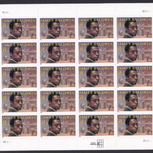 Scott #3871 James Baldwin (Black Heritage) Full Sheet of 20 Stamps - MNH