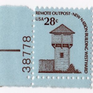 Scott #1604 Fort Nisqually, WA Plate # Single Stamp - MNH P#38778
