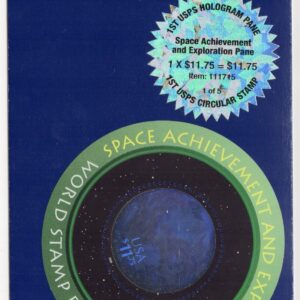 Scott #3412 Space Achievement and Exploration Stamp Sheet - Sealed Blue Silver