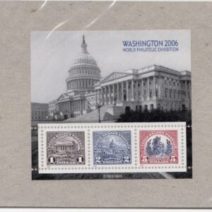 Scott #4075 2006 Washington World Philatelic Exhibition Sheet of 3 Stamps Sealed