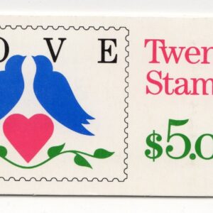 Scott #BK169 (2441a) Love Birds Booklet of 20 Stamps - MNH P#1211