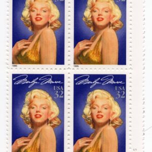 Scott #2967 Marilyn Monroe Block of 4 Stamps - MNH LR