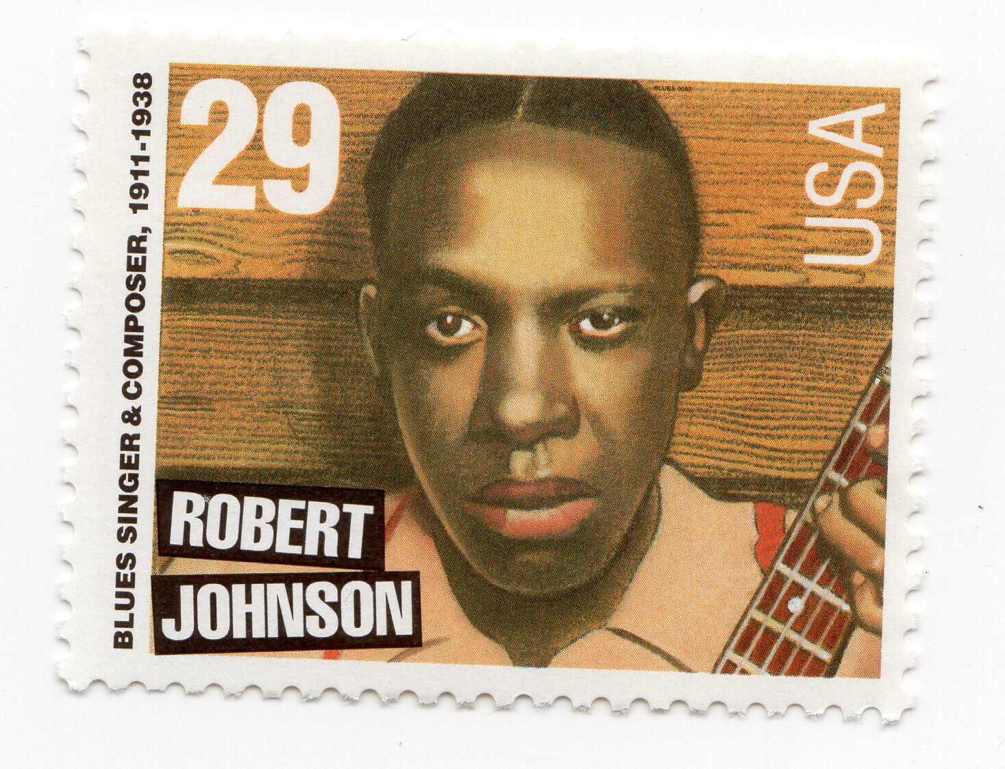 Scott #2857 Robert Johnson Blues Singer Single Stamp - MNH