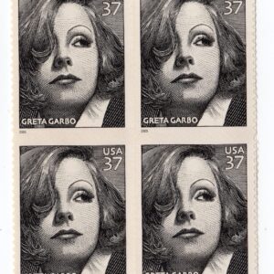 Scott #3943 Greta Garbo Block of 4 Stamps - MNH