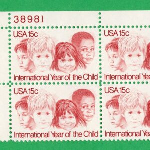 Scott #1772 International Year of the Child Plate Block of 4 Stamps MNH P#38981